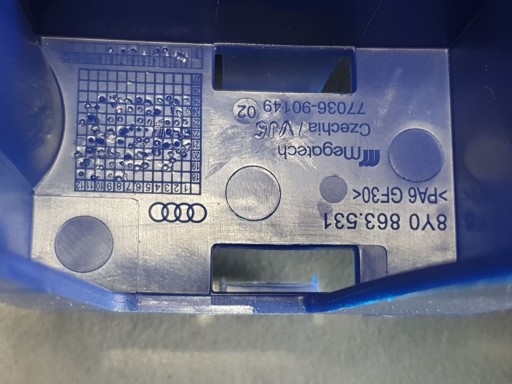 Audi A3 8Y Support plaque Mecanisme levier vitesse Engrenage 8Y0863531