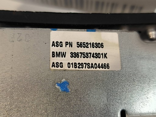 airbag airbag 336753743801K BMW E39 530D