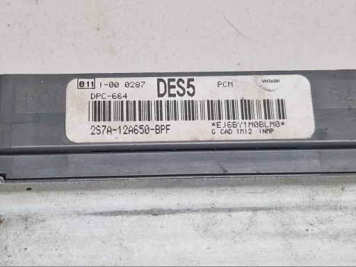 FORD MONDEO MK3 2.0 TDCI Computer Bedienteil DES MOTORS 2S7A-12A650-BPF