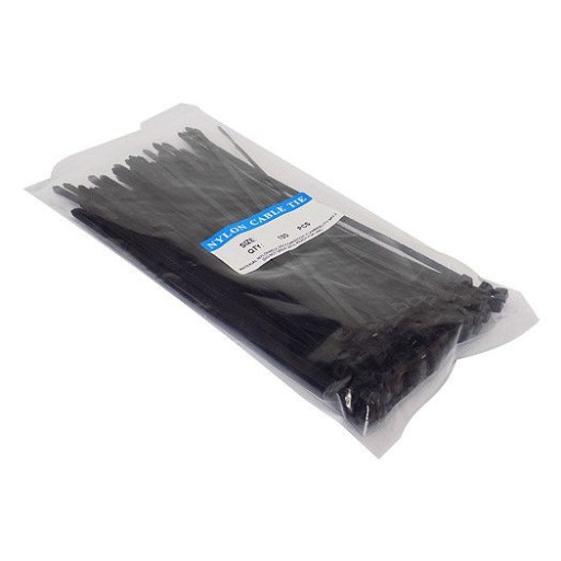 Кабельный зажим 500X7. 6 Черный