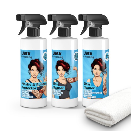 НАБОР ДЛЯ ЧИСТКИ АВТОМОБИЛЯ LAAV + БЕСПЛАТНО