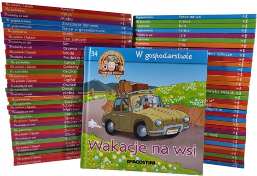 Zdjęcie egzemplarza: Wesoła farma bawi i uczy 1-70 / książki dla dzieci / DeAgostini