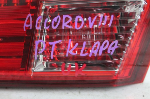 light right rear part to the bonnet ACCORD VIII sedan 08-15 UK