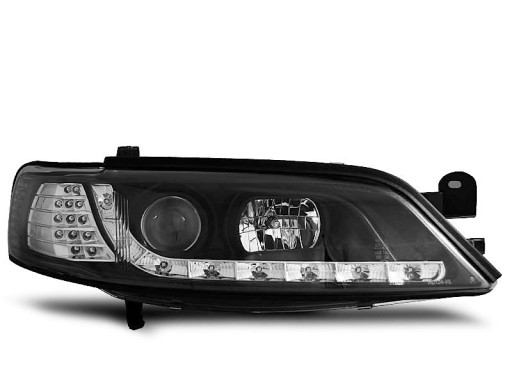 LPOP74 - ЛАМПИ, ФАРИ OPEL VECTRA B 96-98 BLACK LED