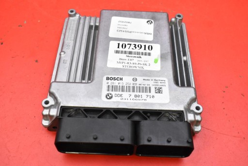 Unité de contrôle Ordinateur Moteur 7801710 0281013252 BMW E87 2.0 D 122 KM 04-07