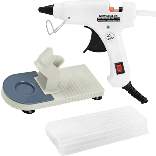 ГОРЯЧИЙ КЛЕЕВОЙ ПИСТОЛЕТ 20ВТ + КЛЕЙ + ПОДСТАВКА