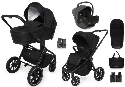 Коляска MUUVO QUICK 4.0 JOIE I-SNUG2 3in1 BLACK