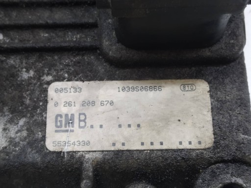 control unit of the engine 0261208670 55354330 1.2 B 80KM Suzuki Wagon R III