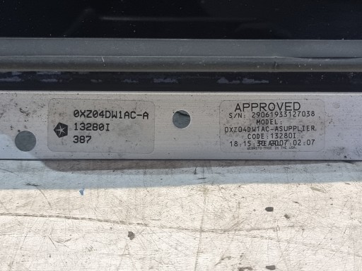 Schiebedach OE 0XZ04DW1AC DODGE CALIBER 07r