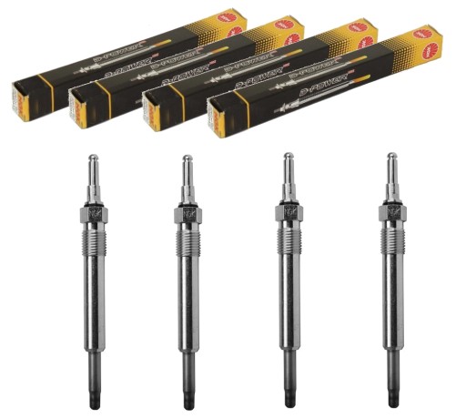 Комплект свечей накаливания ngk 4275 y930u d-power30 - 4 шт.