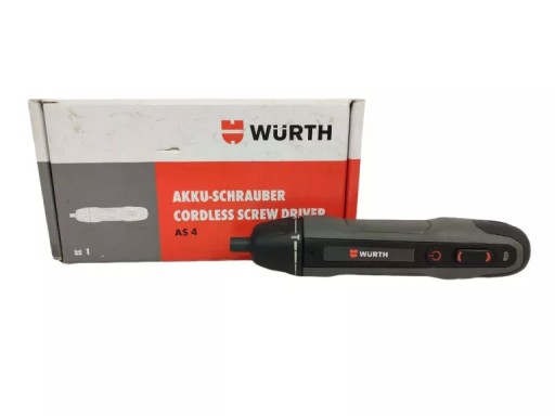 ОТВЕРТКА WURTH MASTER AS 4 3.6 V