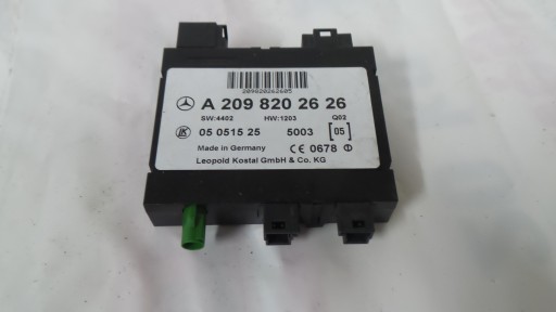 2098202626 - Модуль драйвера KEYLESS GO CLK A2098202626 W209