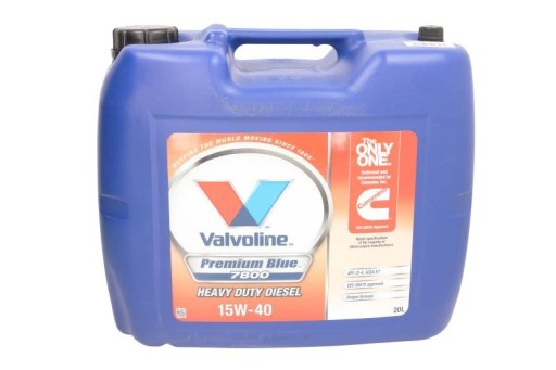 Моторна олива VALVOLINE PREM BL7800 15W40 20л