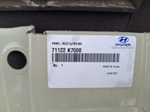 right threshold pillar side HYUNDAI I10 III 2019R->