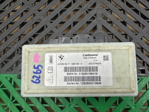 control unit airbag BMW 5 F10 F11 9280186