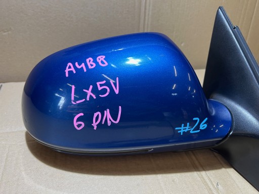 AUDI A4 B8 mirror right 6 PIN LX5V