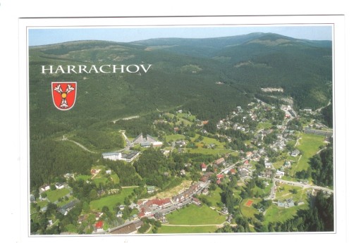 CZECHY - HARRACHOV - WIDOK Z GÓRY - MIASTO - 2010R