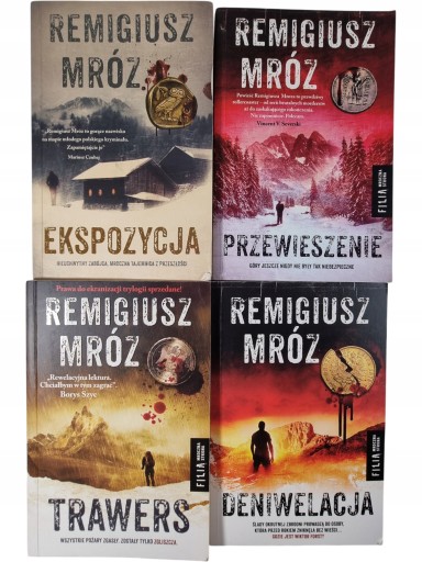 Zdjęcie egzemplarza: Komisarz Forst Tomy 1-4 / Remigiusz Mróz / pakiet