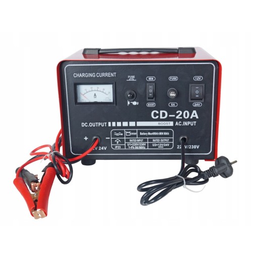 АККУМУЛЯТОРНЫЙ ВЫПРЯМИТЕЛЬ С АМПЕРМЕТРОМ 20A 12 / 24V