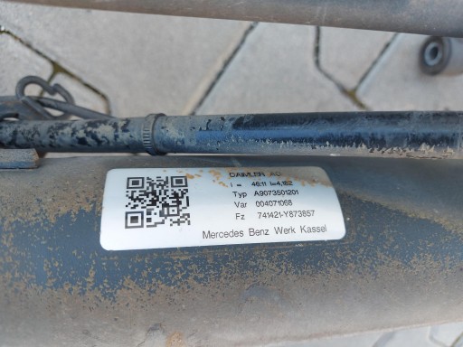 Mercedes Sprinter w907 2020, 2.1 CDI differential rear A9073501201