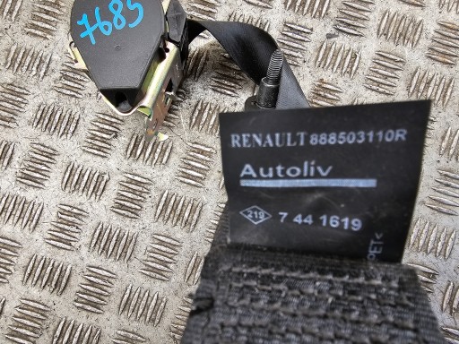 RENAULT CLIO 4 IV sicherheitsgurt mitte heck 888503110R
