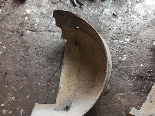 mudguard left or right rear part OPEL VIVARO 82000036