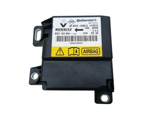 modulo SENSOR airbag DACIA DUSTER e (2010-2013) 8201163304
