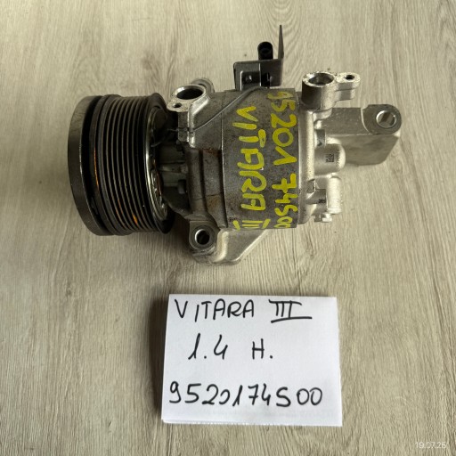 compressor; pump of the air conditioning compressor SUZUKI VITARA III 1.4 HYB 9520174S00
