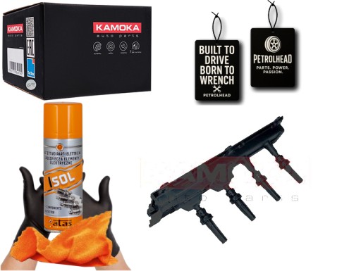 KAM7120148#ECS-PCP+K - Котушка запалювання citroen evasion 94'-02' xantia 93'-03 #petrolhead pro+ kit4