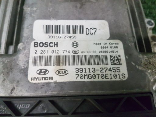computer of the engine control unit KIA MAGNETIS 0281012774