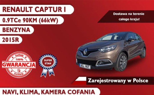 Renault Captur I Crossover 0.9 Energy TCe 90KM 2015