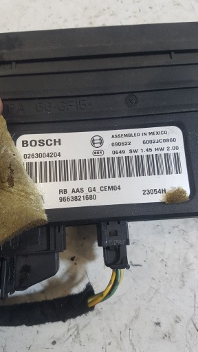 Module Unité de contrôle PDC CITROEN C5 III 9663821680