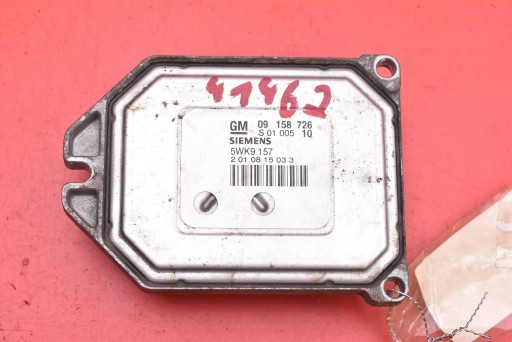 Bedienteil Computer DES MOTORS 09158726 OPEL ZAFIRA A 1.8 16V 125 KM 99-03
