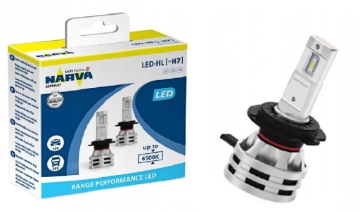 NARVA ŻARÓWKI H7 LED 24W PX26D RANGE PERFORMANCE 18033RPNVAX2 180333000 ...