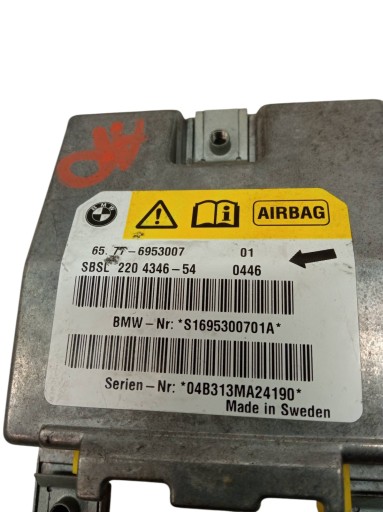 SENSOR airbag KPL 2 SZT 67683801 6953007 Bmw Seria 5 V (2003-2010) E60/61
