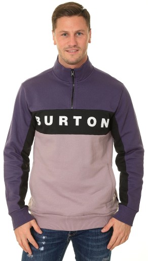 Burton Lowball Quarter-Zip Fleece mikina - fialová