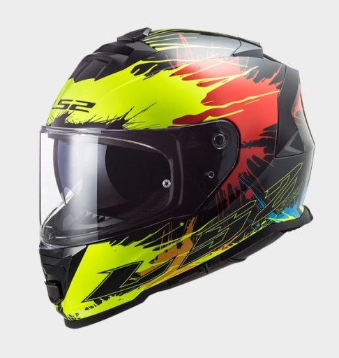 Шолом LS2 FF800 Storm II Drop Yellow Red розмір L