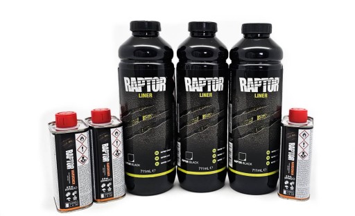 RAPTOR U-POL ЧОРНИЙ ЗАХИСНИЙ ЗАСІБ 3 НАБОРИ