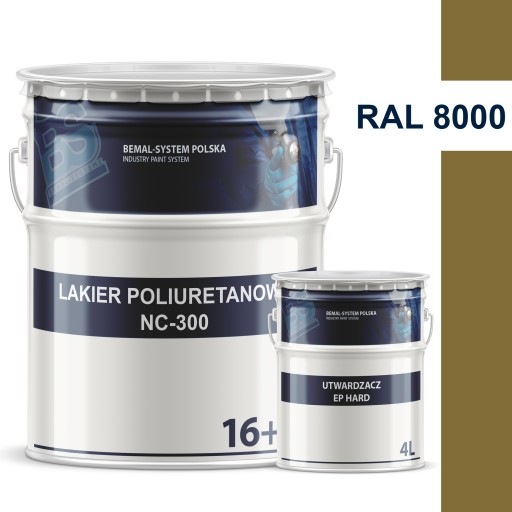 СУДОВАЯ КРАСКА BEMAL - ПОЛИУРЕТАНОВЫЙ ЛАК - 20л - RAL 8000