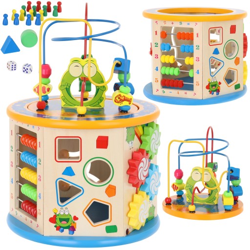 LT291 ДЕРЕВ'ЯНИЙ НАВЧАЛЬНИЙ КУБ СОРТЕР ЛАБІРИНТ