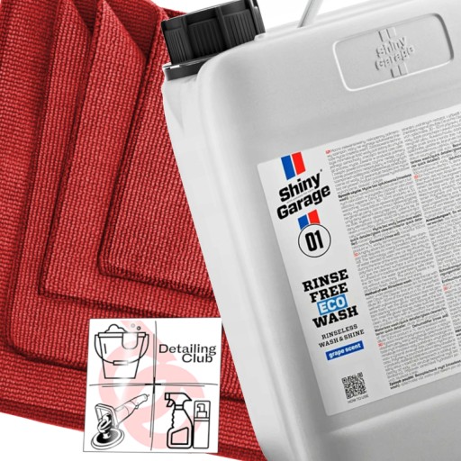 SHINY GARAGE RINSE FREE ECO WASH ШАМПУНЬ БЕЗВОДНЫЙ 5000 МЛ