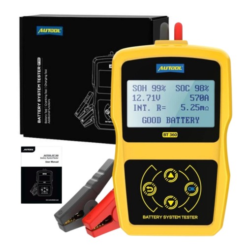 ТЕСТЕР БАТАРЕИ 12V МЕТР БАТАРЕИ AUTOOL