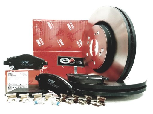 ДИСКИ КОЛОДКИ TRW LUCAS HONDA CR-V CRV III ПЕРЕДНЯ