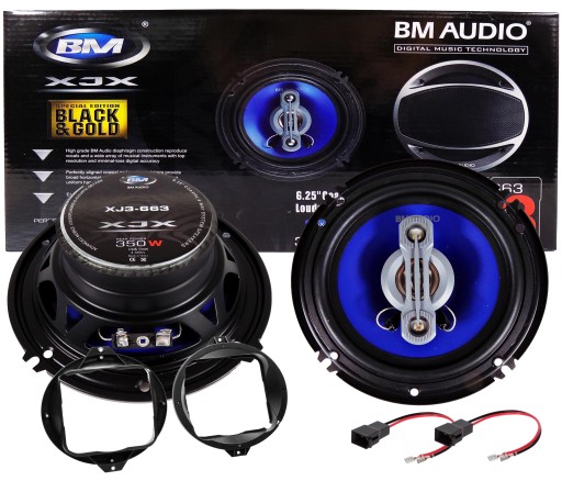 BOSCHMANN динаміки 350W AUDI A3 8L A4 B5 TT 8N ззаду