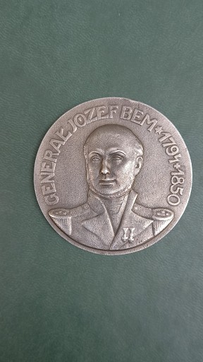 Józef Bem 1794 - 1850 MEDAL Popławski wz. 1928 r.