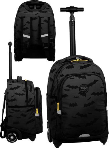 Рюкзак шкільний багатокамерний CoolPack чорний, Відтінки жовтого і золота 24 л