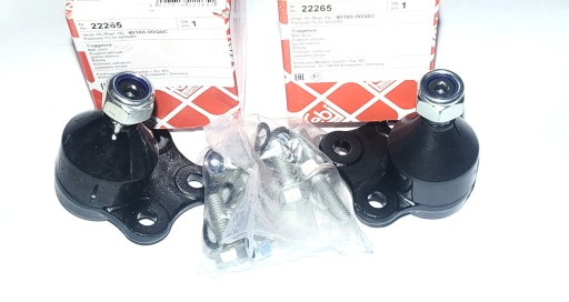 22265 - 2 ШТИФТ РЫЧАГА УПРАВЛЕНИЯ FEBI RENAULT LAGUNA II ESPACE