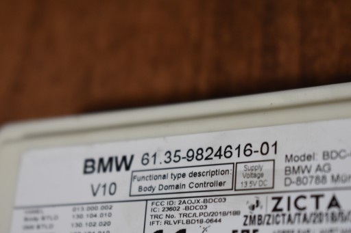 IDEALNY UNITÉ COMMANDE CONFORT BMW G05 G06 G07 1