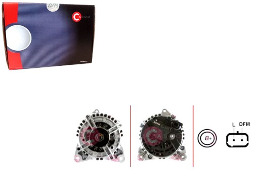 CASCAL10300AS(iMOTO) - Генератор casco 2310000qan 2310000q2f 9121119 44 + все необходимое для водителя #37