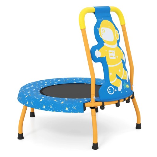 Trampolina z uchwytem dla dzieci Mini Trampolina dziecięca kosmos 71 cm